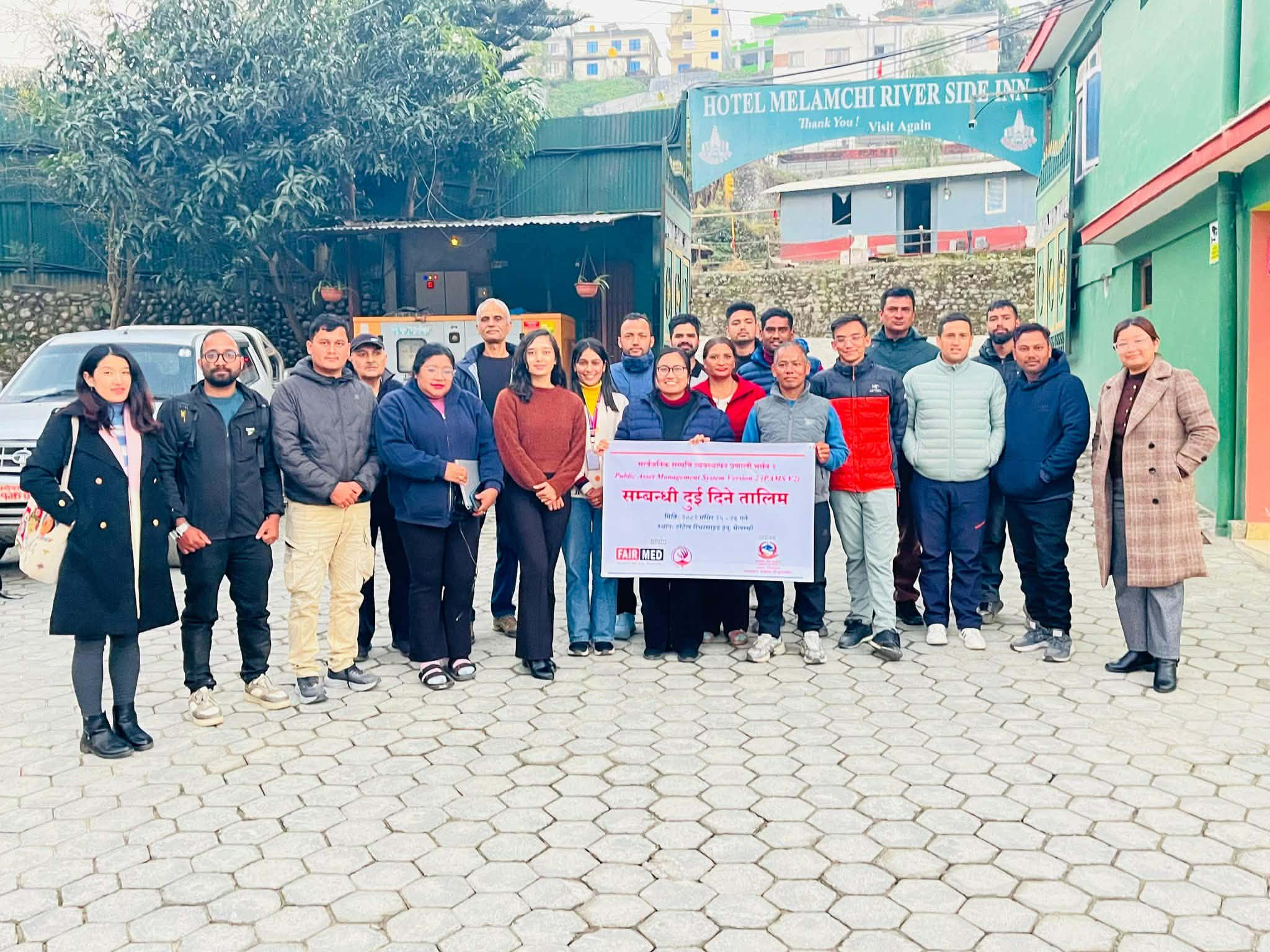 सिन्धुपाल्चोकका स्वास्थ्य शाखाका फोकल पर्सनका लागि PAMS V2 सम्बन्धी दुई दिने तालिम