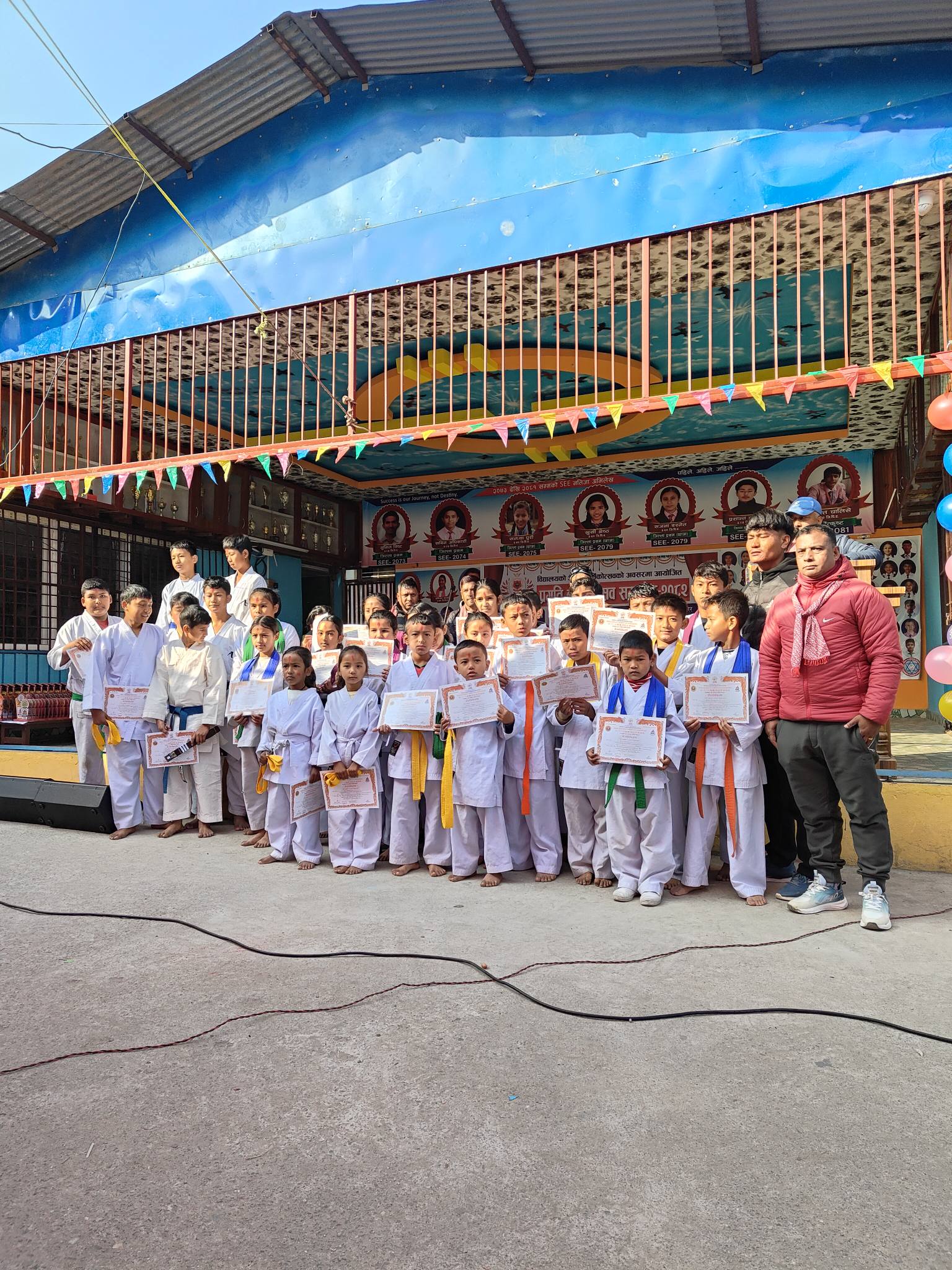 नेपाल गोजुरियो कराँते संघ प्रगती डोजोको तेस्रो ग्रेडिङ सम्पन्न