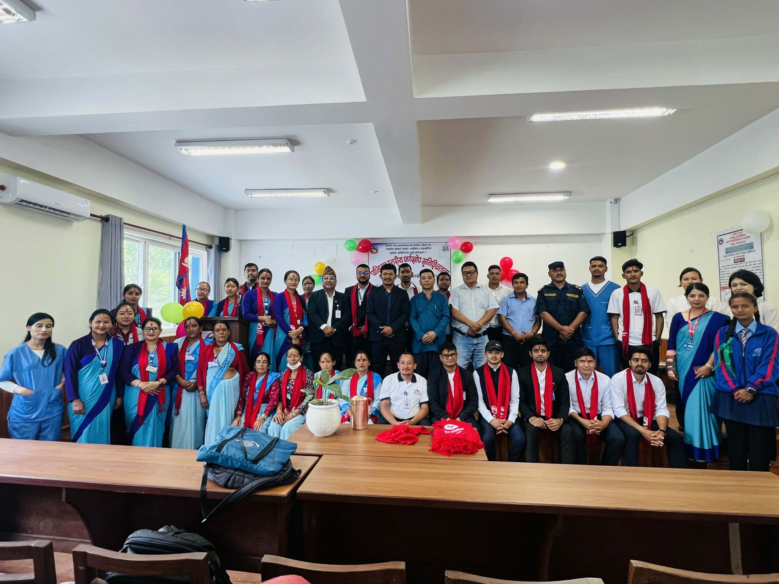 हेलम्बु गाउँपालिका पूर्णखोप सुनिश्चितता तथा दिगोपना घोषणा